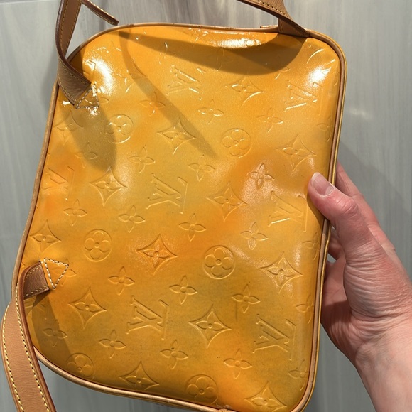 Louis Vuitton‎ LV Yellow Vernis Murray Backpack EUC - Picture 8 of 17